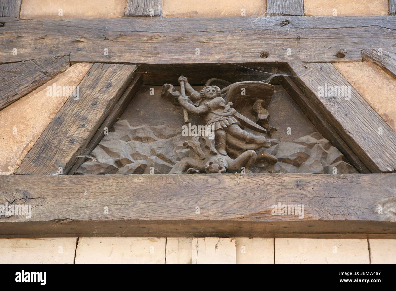 Kommune Gerberoy in Oise Frankreich Stockfoto