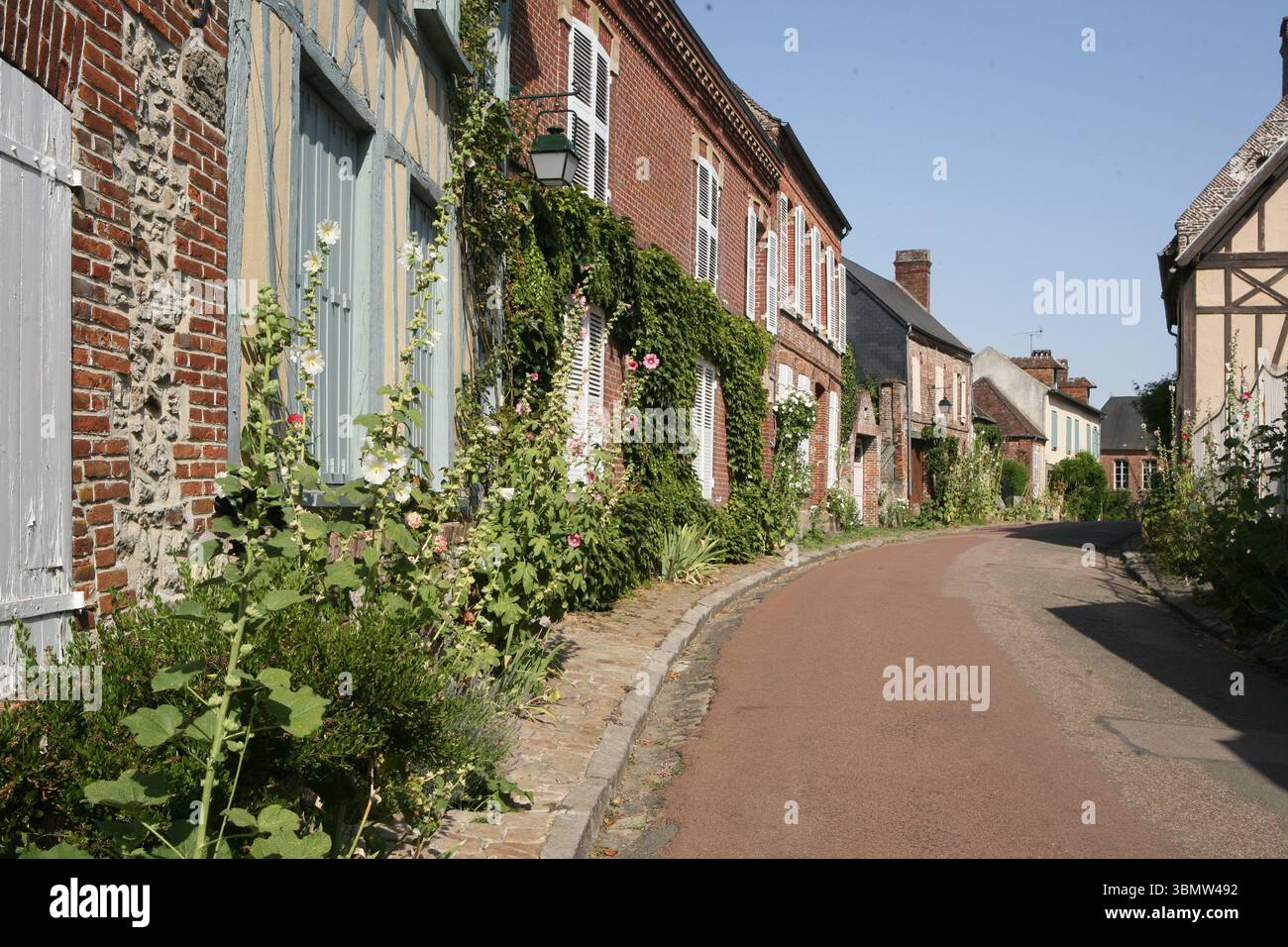 Kommune Gerberoy in Oise Frankreich Stockfoto