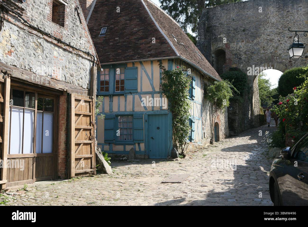 Kommune Gerberoy in Oise Frankreich Stockfoto