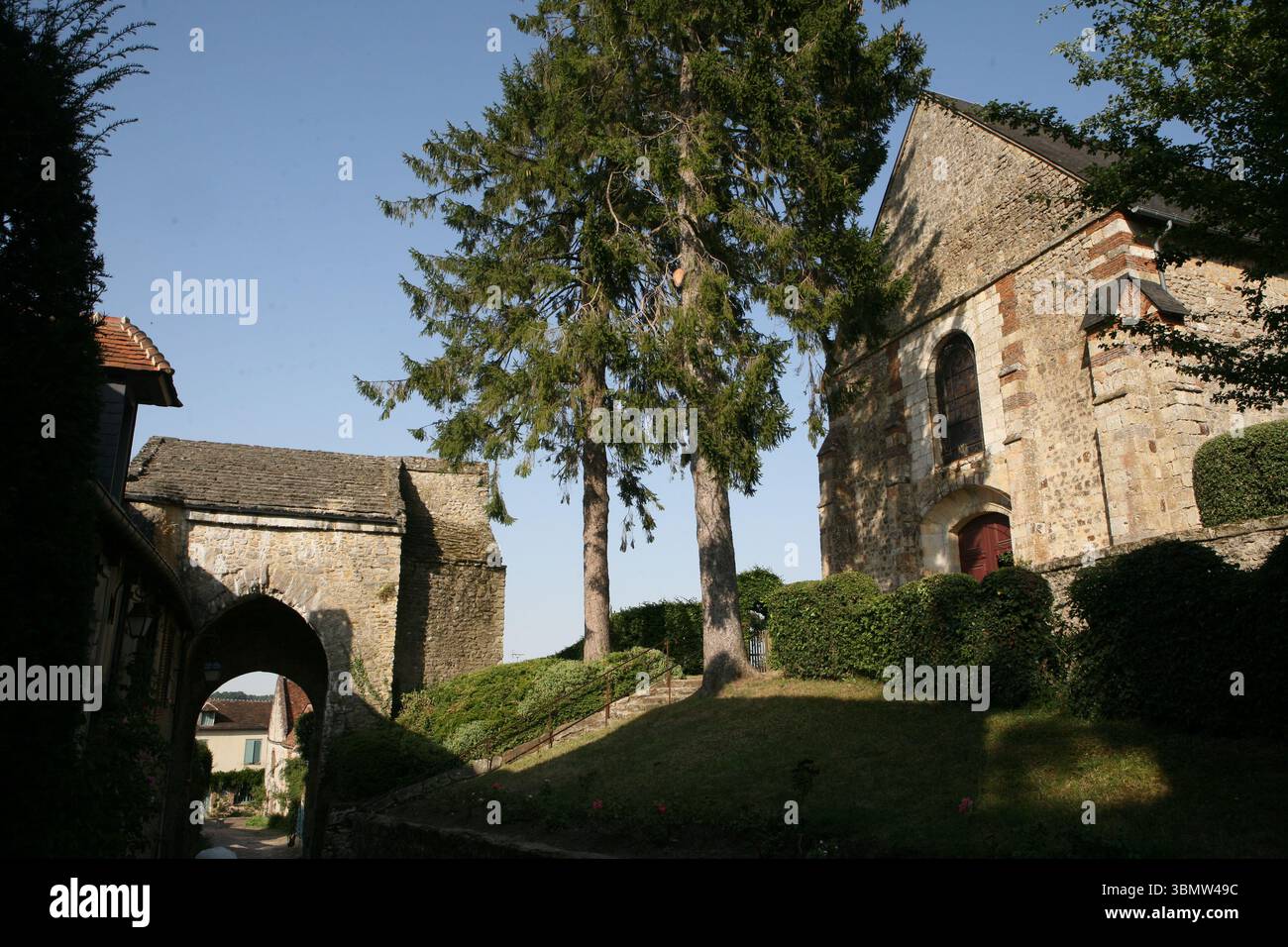 Kommune Gerberoy in Oise Frankreich Stockfoto