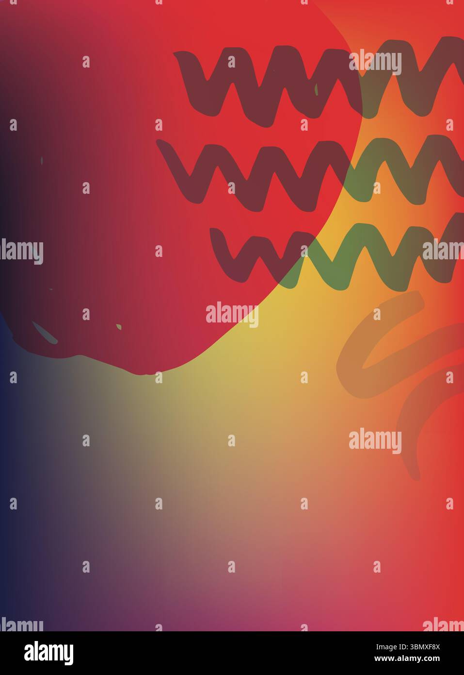 Vektorbild von Scribbling Stockfoto