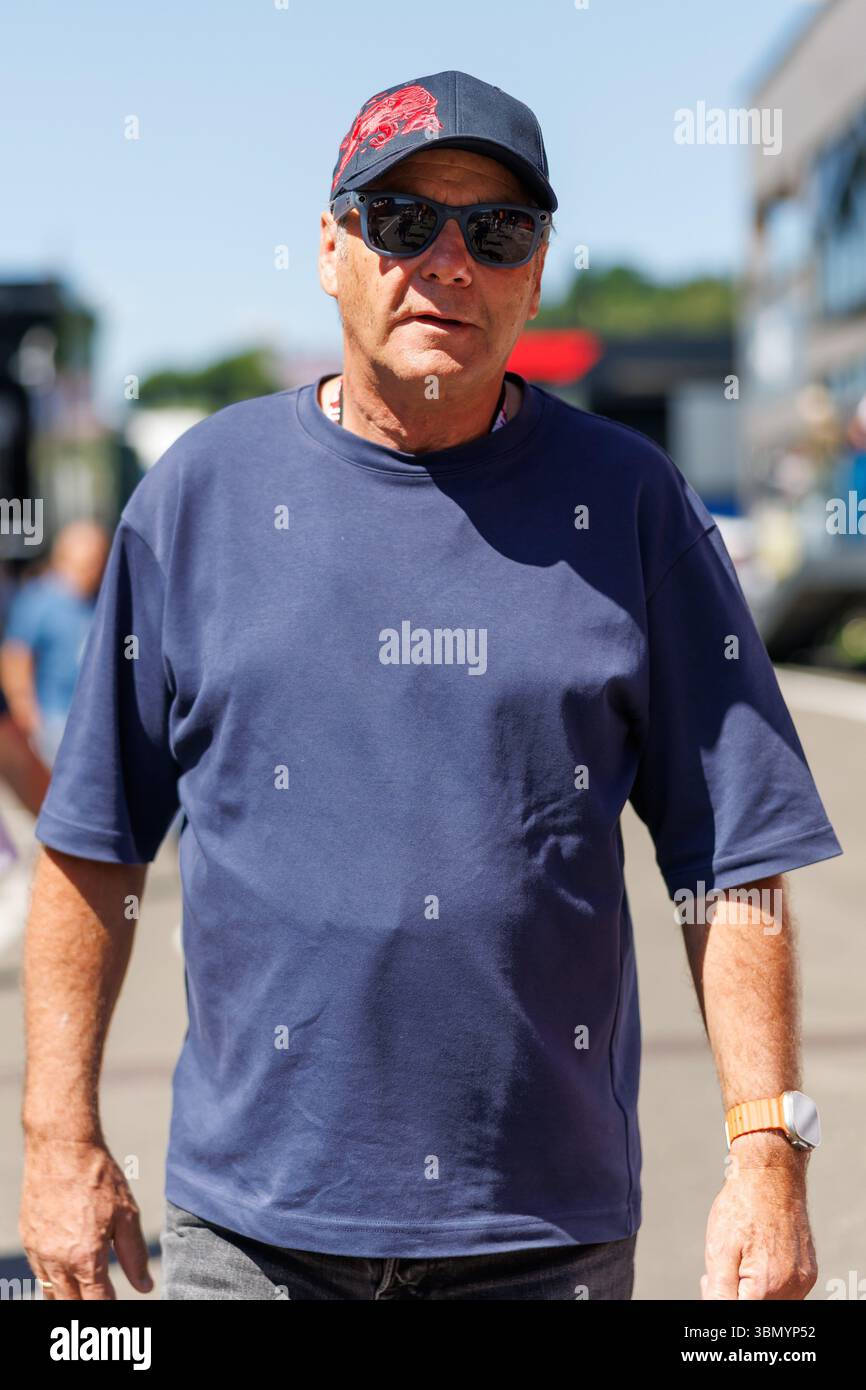 Gerhard Berger, großer Preis von Oesterreich, Motorsport, Formel 1, Saison 2025, 29.06.2025 Foto: Eibner-Pressefoto/Alexander Neis Stockfoto