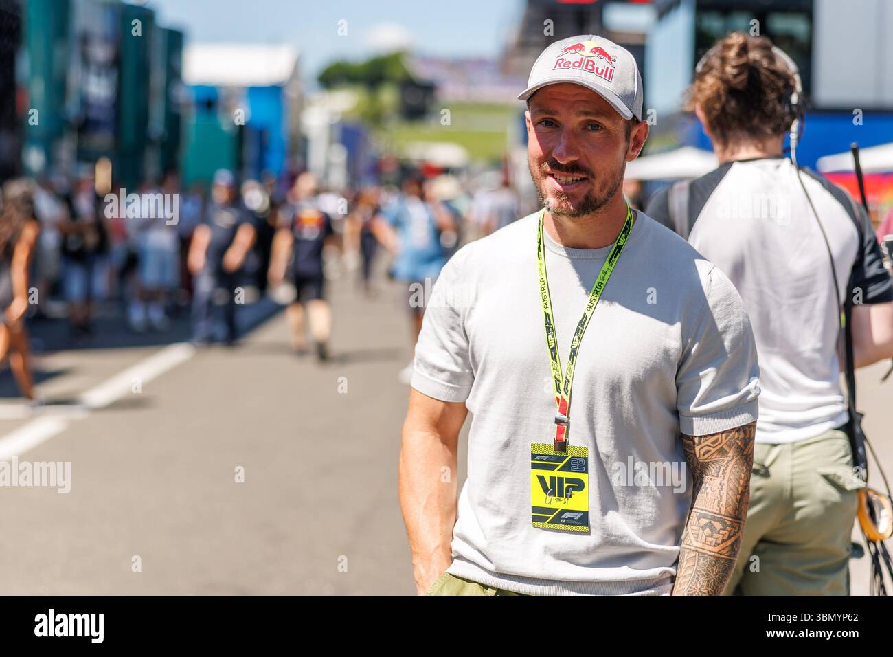 Marcel Hirscher (Skifahrer), großer Preis von Oesterreich, Motorsport, Formel 1, Saison 2025, 29.06.2025 Foto: Eibner-Pressefoto/Alexander Neis Stockfoto