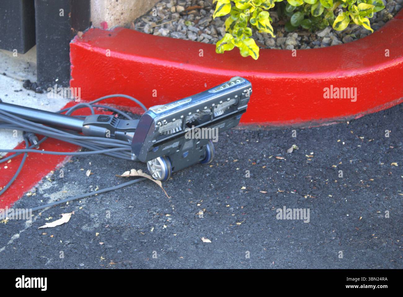 Staubsauger für Müll Stockfoto