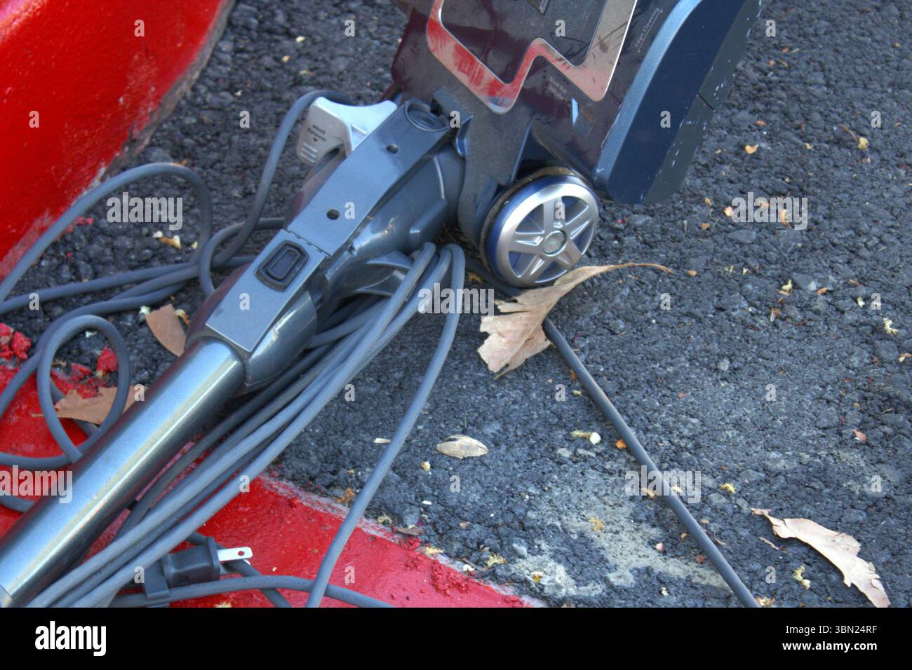 Staubsauger für Müll Stockfoto