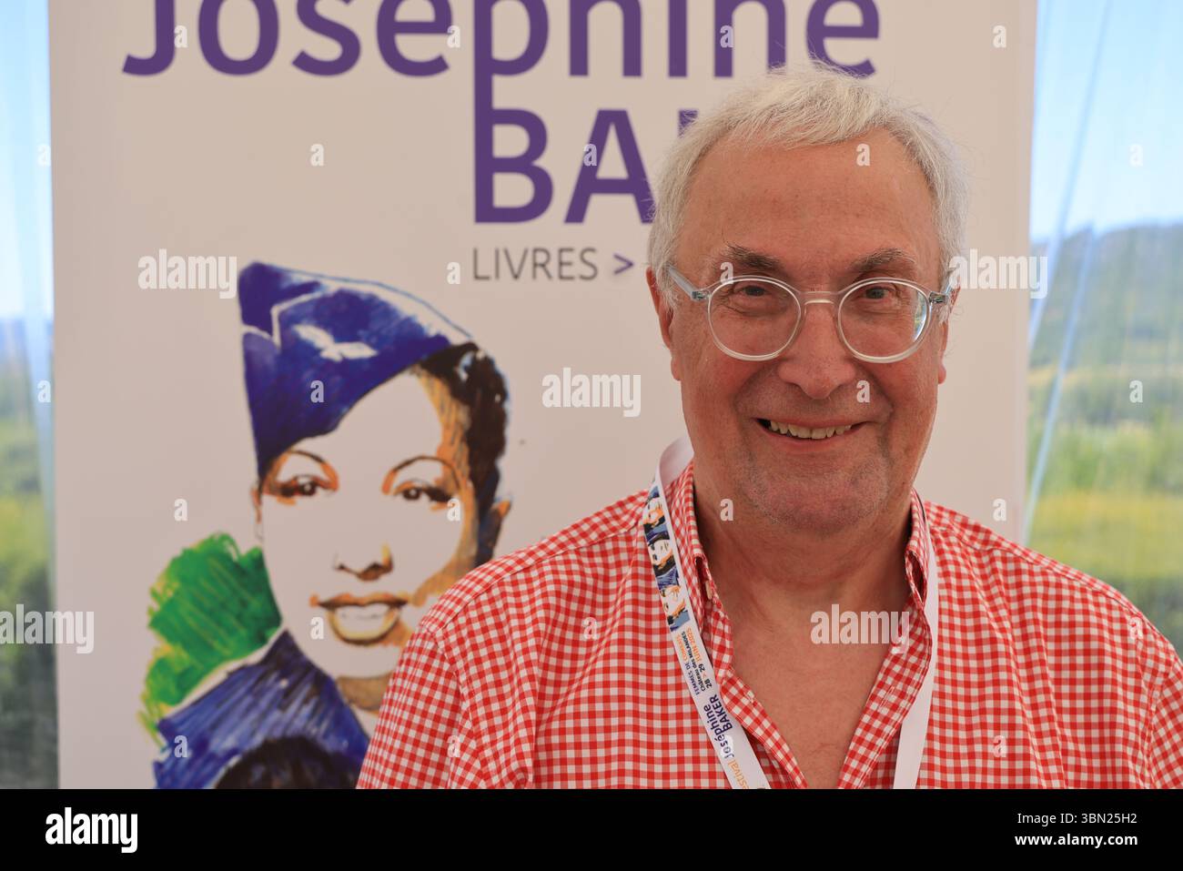 Joséphine Baker Festival im Château des Milandes, dem ehemaligen Wohnort von Joséphine Baker in der Region Périgord Noir im Südwesten Frankreichs. Stockfoto