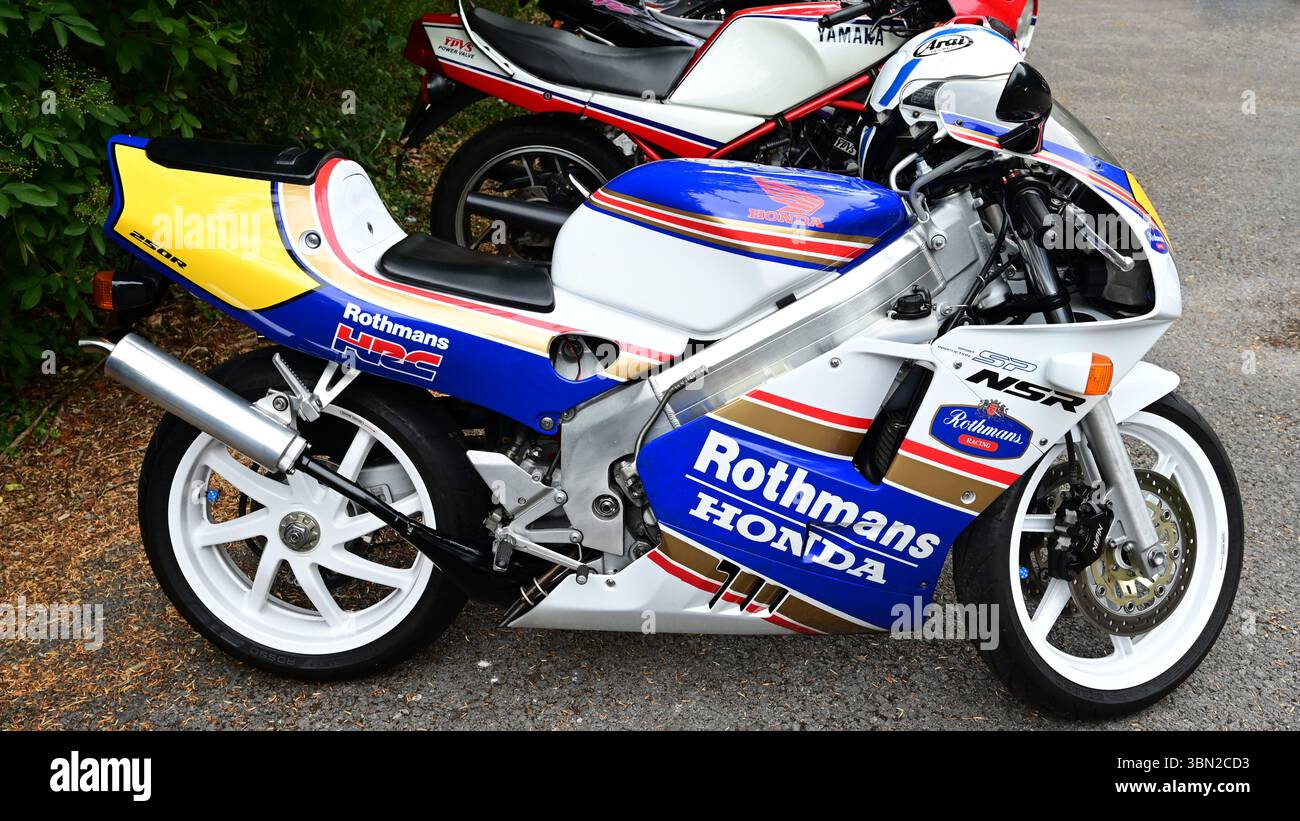 Honda NSR 250R Rennrad. Stockfoto