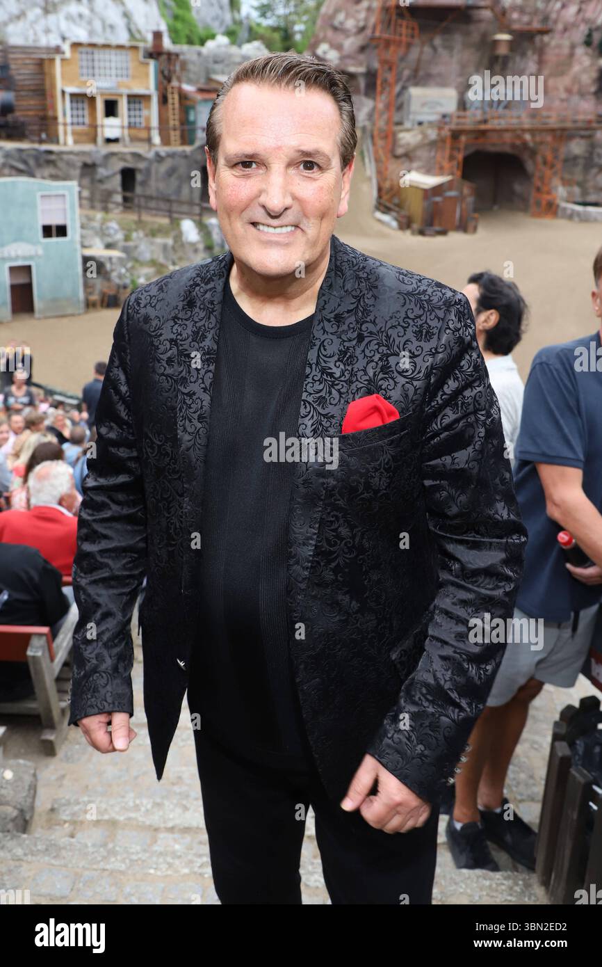 Premiere Karl May Festspiele das Halbblut Ralf Duemmel, Premiere Karl May Festspiele das Halbblut , Bad Segeberg, 28.06.2025 *** Premiere Karl May Festspiele das Halbblut Ralf Duemmel, Premiere Karl May Festspiele das Halbblut , Bad Segeberg, 28 06 2025 Copyright: XEventpressxBecherx Stockfoto