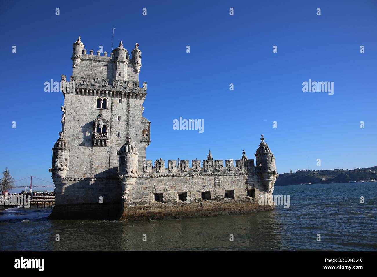 Portugal. Lissabon. Belem Tower bei Francisco de Arruda. 16. Jahrhundert. Stockfoto