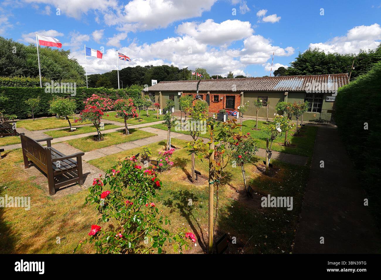 Memorial Garden at Stockfoto
