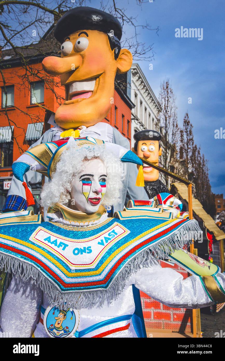 Belgien, Ostflandern, Denderstreek, Aalst, Aalst, der satirische Karneval wurde als immaterielles Kulturerbe der Menschheit von der UNESCO eingestuft Stockfoto