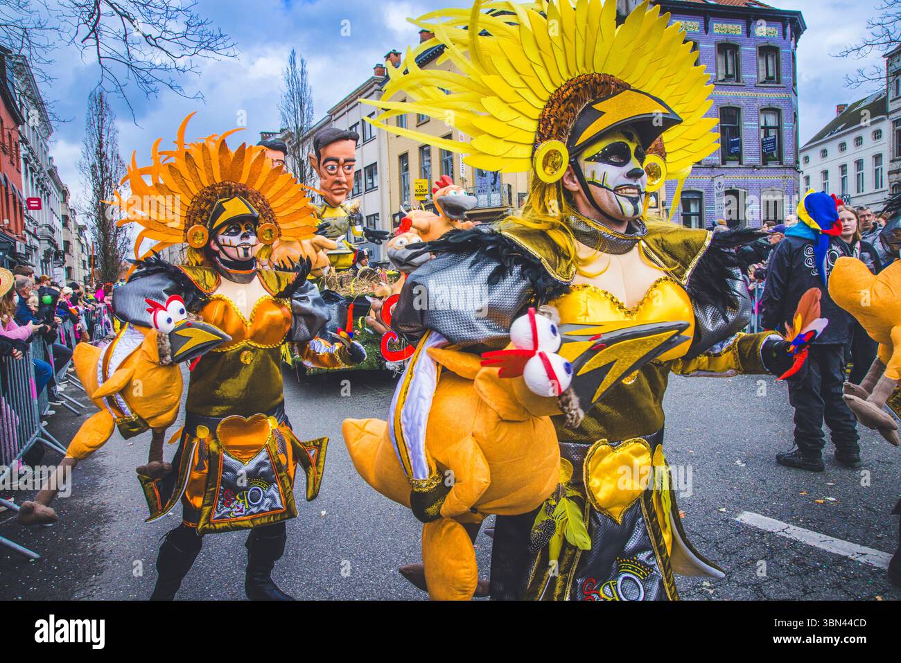 Belgien, Ostflandern, Denderstreek, Aalst, Aalst, der satirische Karneval wurde als immaterielles Kulturerbe der Menschheit von der UNESCO eingestuft Stockfoto