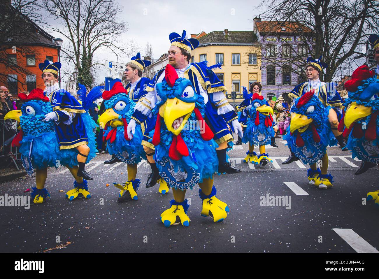 Belgien, Ostflandern, Denderstreek, Aalst, Aalst, der satirische Karneval wurde als immaterielles Kulturerbe der Menschheit von der UNESCO eingestuft Stockfoto