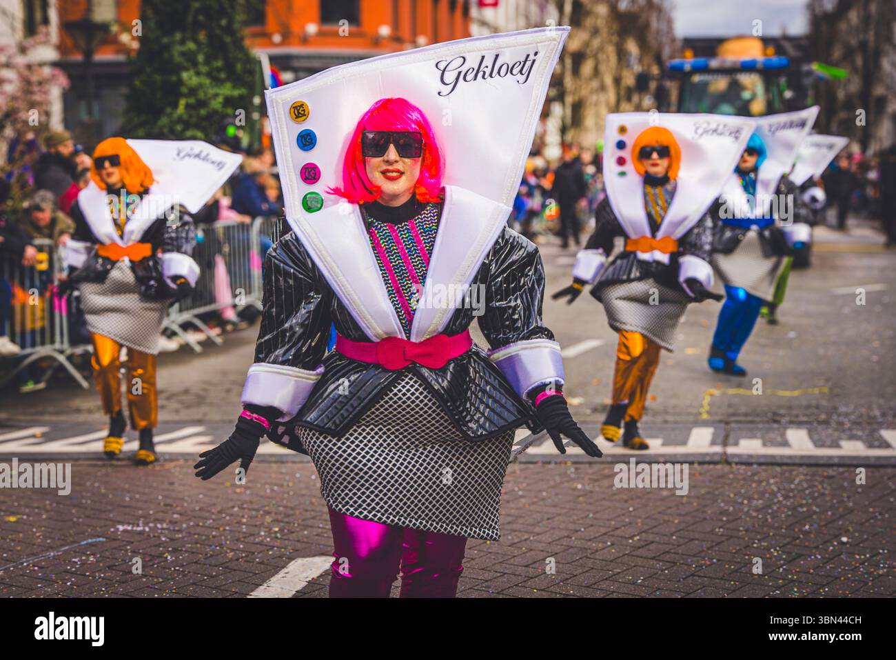 Belgien, Ostflandern, Denderstreek, Aalst, Aalst, der satirische Karneval wurde als immaterielles Kulturerbe der Menschheit von der UNESCO eingestuft Stockfoto