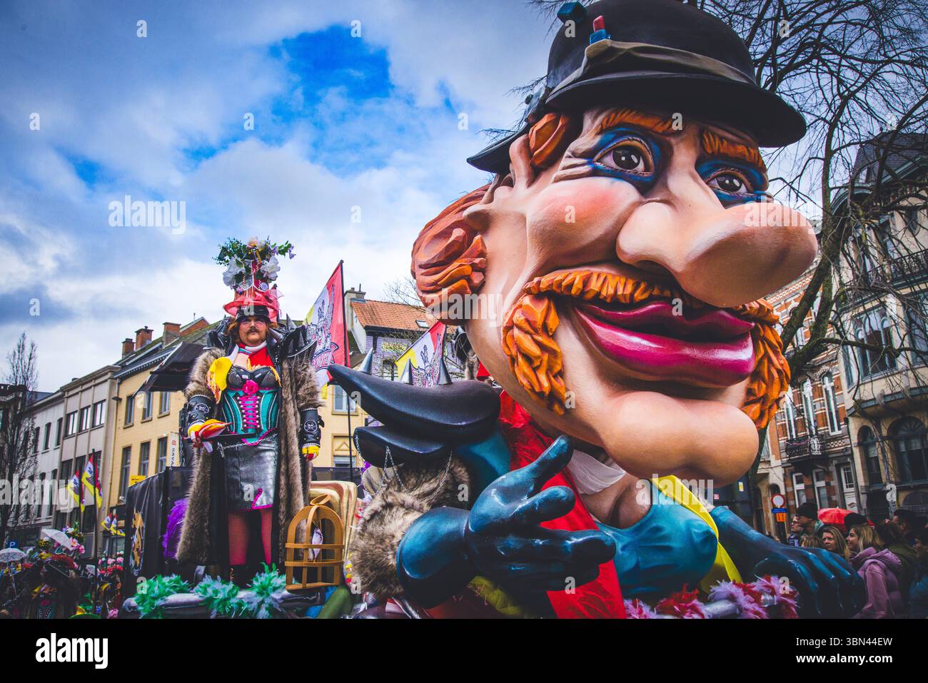 Belgien, Ostflandern, Denderstreek, Aalst, Aalst, der satirische Karneval wurde als immaterielles Kulturerbe der Menschheit von der UNESCO eingestuft Stockfoto