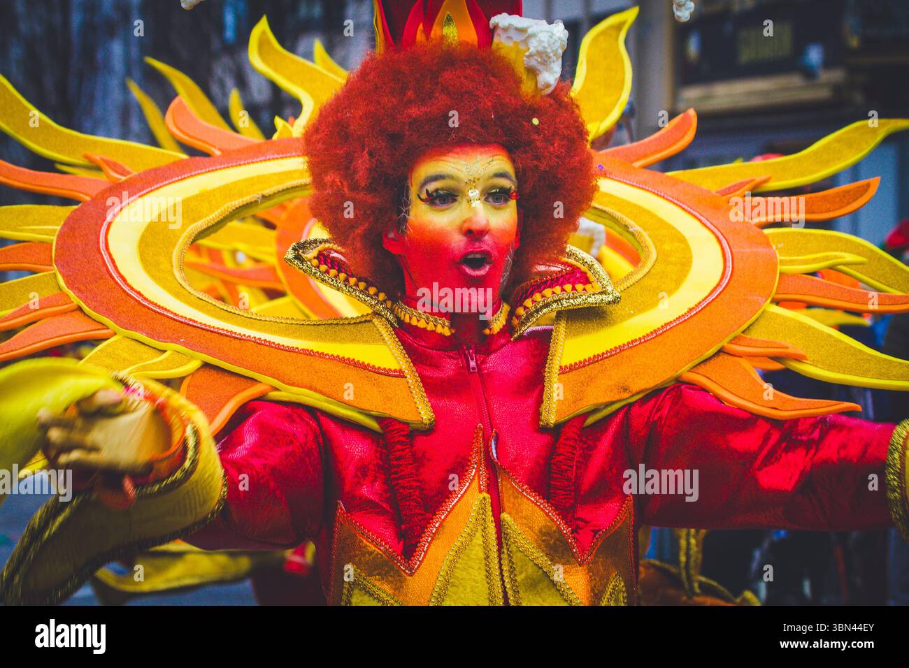 Belgien, Ostflandern, Denderstreek, Aalst, Aalst, der satirische Karneval wurde als immaterielles Kulturerbe der Menschheit von der UNESCO eingestuft Stockfoto