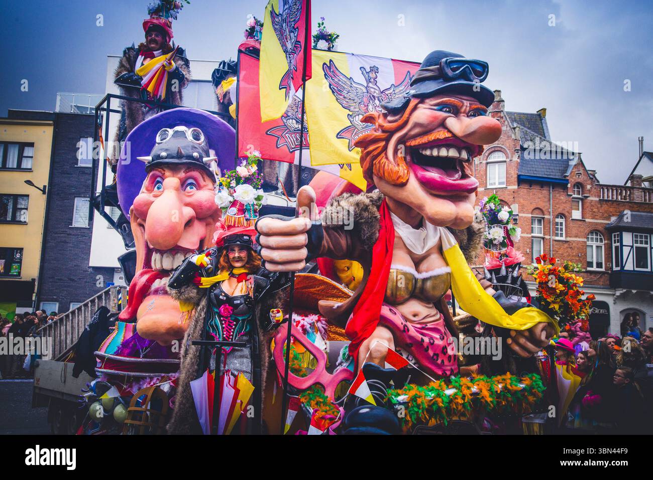 Belgien, Ostflandern, Denderstreek, Aalst, Aalst, der satirische Karneval wurde als immaterielles Kulturerbe der Menschheit von der UNESCO eingestuft Stockfoto