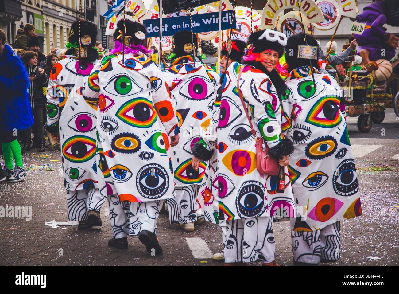 Belgien, Ostflandern, Denderstreek, Aalst, Aalst, der satirische Karneval wurde als immaterielles Kulturerbe der Menschheit von der UNESCO eingestuft Stockfoto