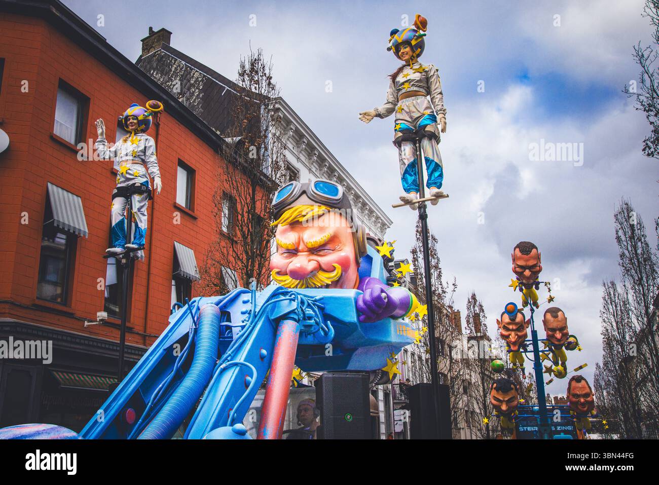 Belgien, Ostflandern, Denderstreek, Aalst, Aalst, der satirische Karneval wurde als immaterielles Kulturerbe der Menschheit von der UNESCO eingestuft Stockfoto