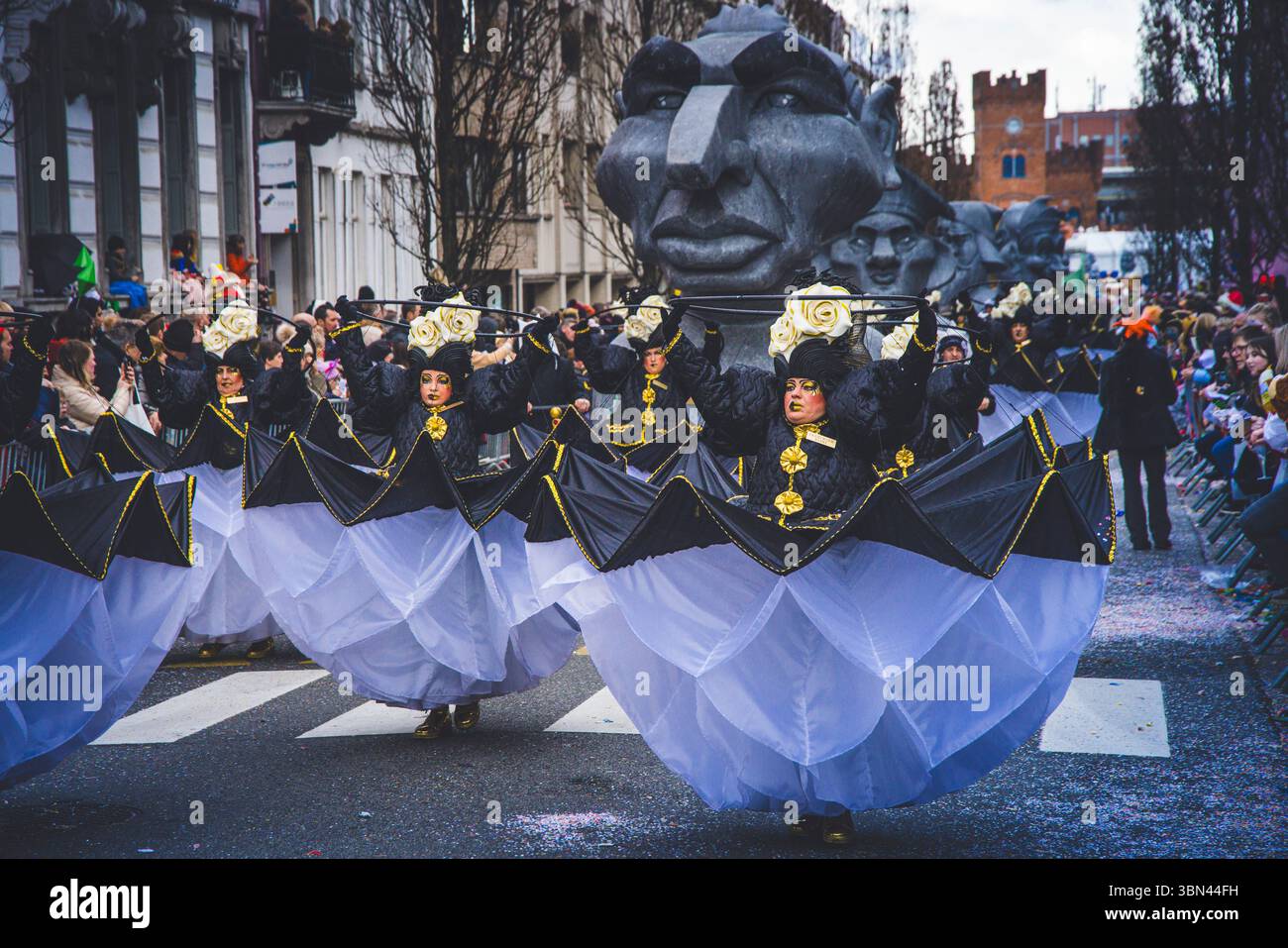 Belgien, Ostflandern, Denderstreek, Aalst, Aalst, der satirische Karneval wurde als immaterielles Kulturerbe der Menschheit von der UNESCO eingestuft Stockfoto