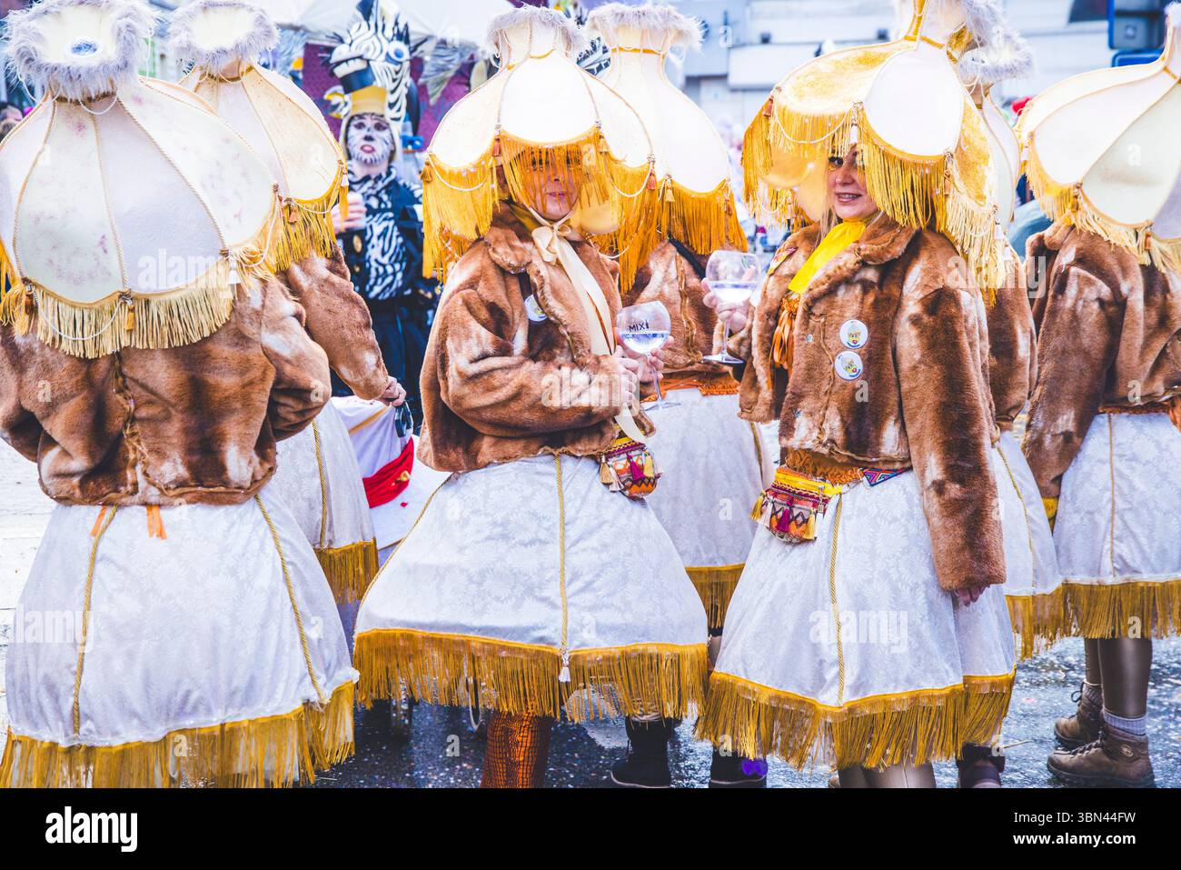 Belgien, Ostflandern, Denderstreek, Aalst, Aalst, der satirische Karneval wurde als immaterielles Kulturerbe der Menschheit von der UNESCO eingestuft Stockfoto