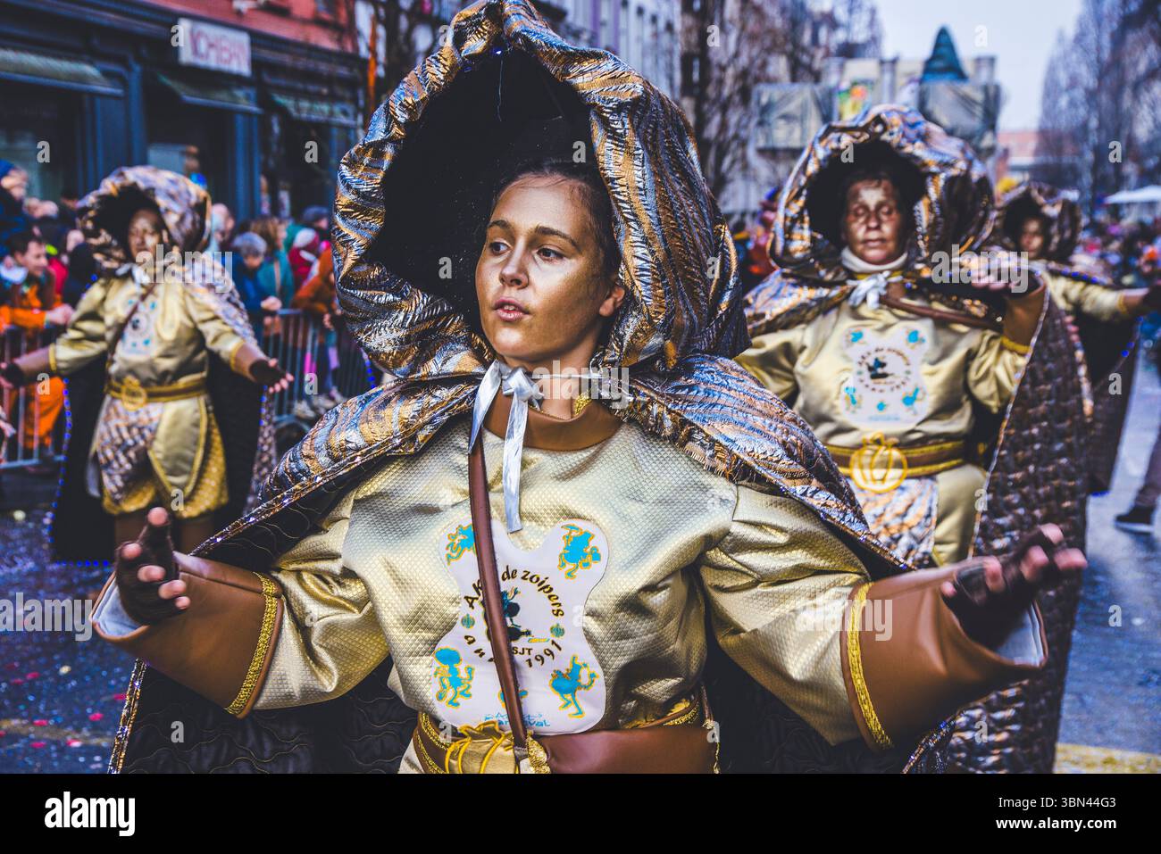 Belgien, Ostflandern, Denderstreek, Aalst, Aalst, der satirische Karneval wurde als immaterielles Kulturerbe der Menschheit von der UNESCO eingestuft Stockfoto