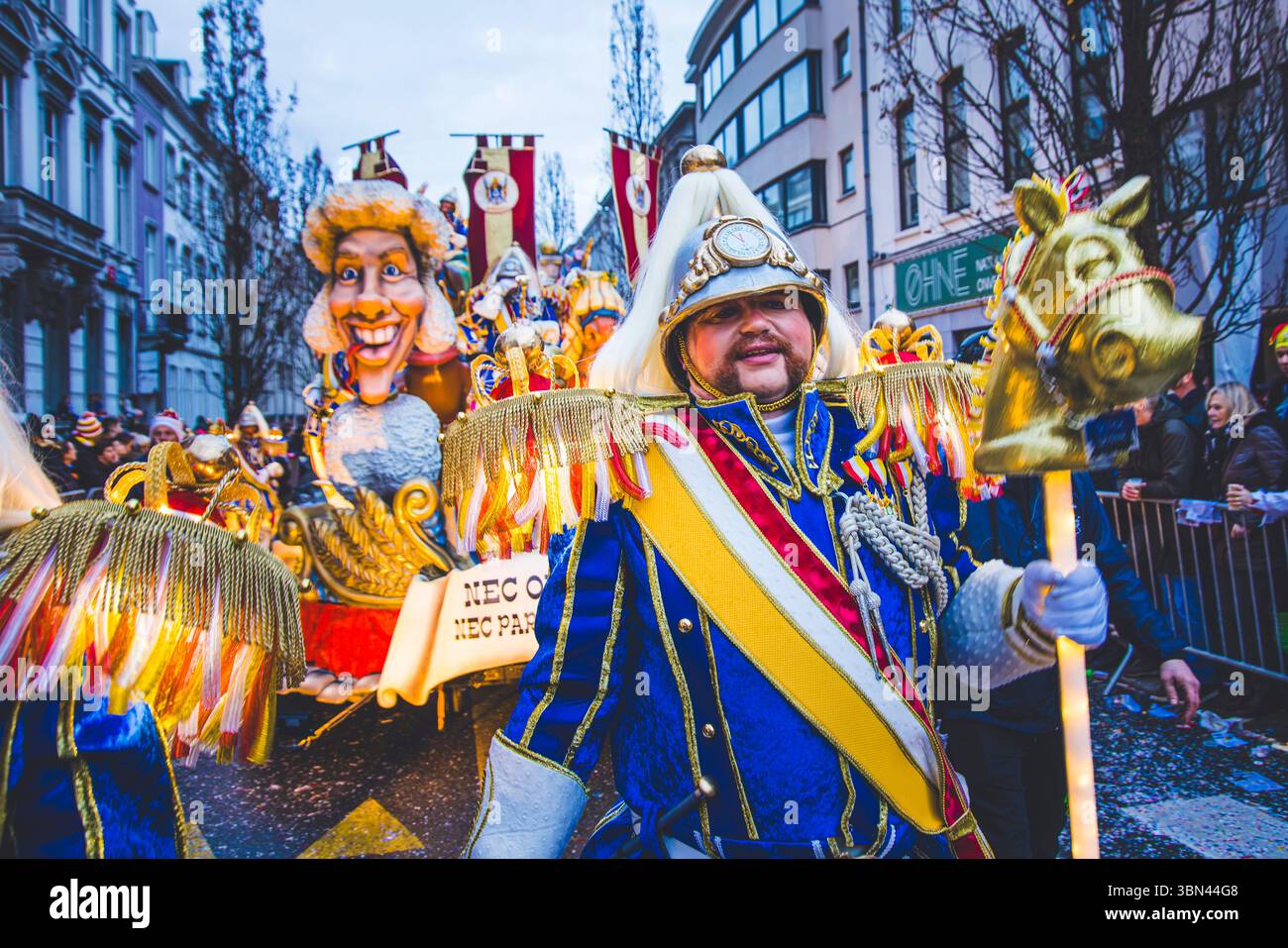 Belgien, Ostflandern, Denderstreek, Aalst, Aalst, der satirische Karneval wurde als immaterielles Kulturerbe der Menschheit von der UNESCO eingestuft Stockfoto