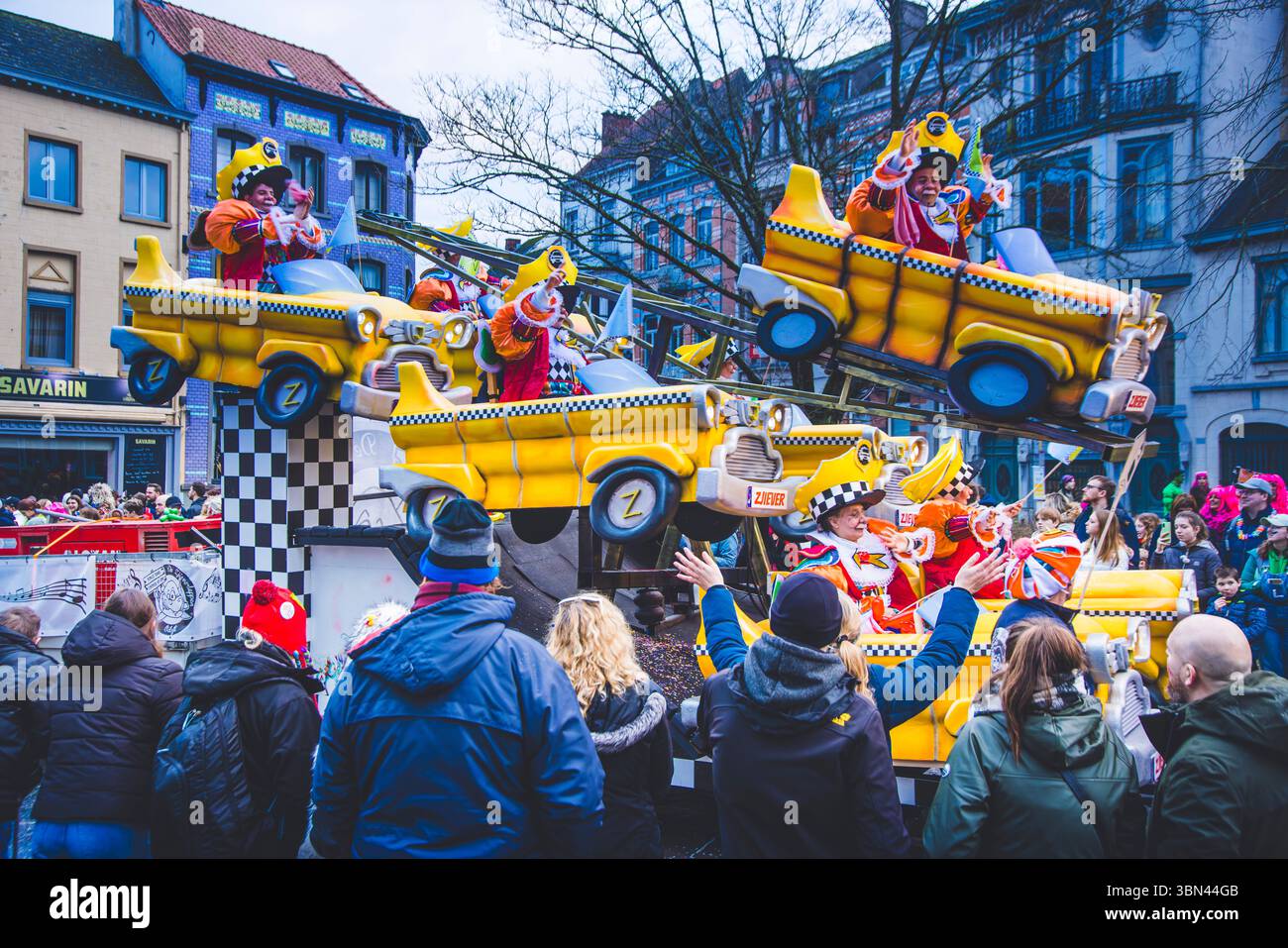 Belgien, Ostflandern, Denderstreek, Aalst, Aalst, der satirische Karneval wurde als immaterielles Kulturerbe der Menschheit von der UNESCO eingestuft Stockfoto
