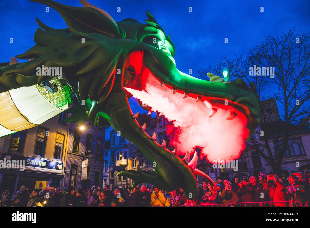 Belgien, Ostflandern, Denderstreek, Aalst, Aalst, der satirische Karneval wurde als immaterielles Kulturerbe der Menschheit von der UNESCO eingestuft Stockfoto