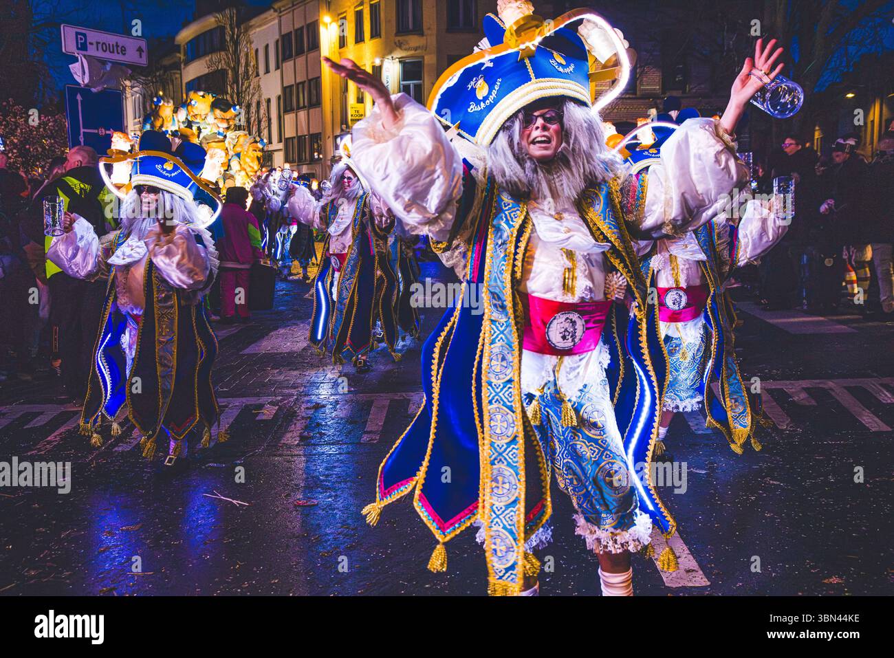 Belgien, Ostflandern, Denderstreek, Aalst, Aalst, der satirische Karneval wurde als immaterielles Kulturerbe der Menschheit von der UNESCO eingestuft Stockfoto