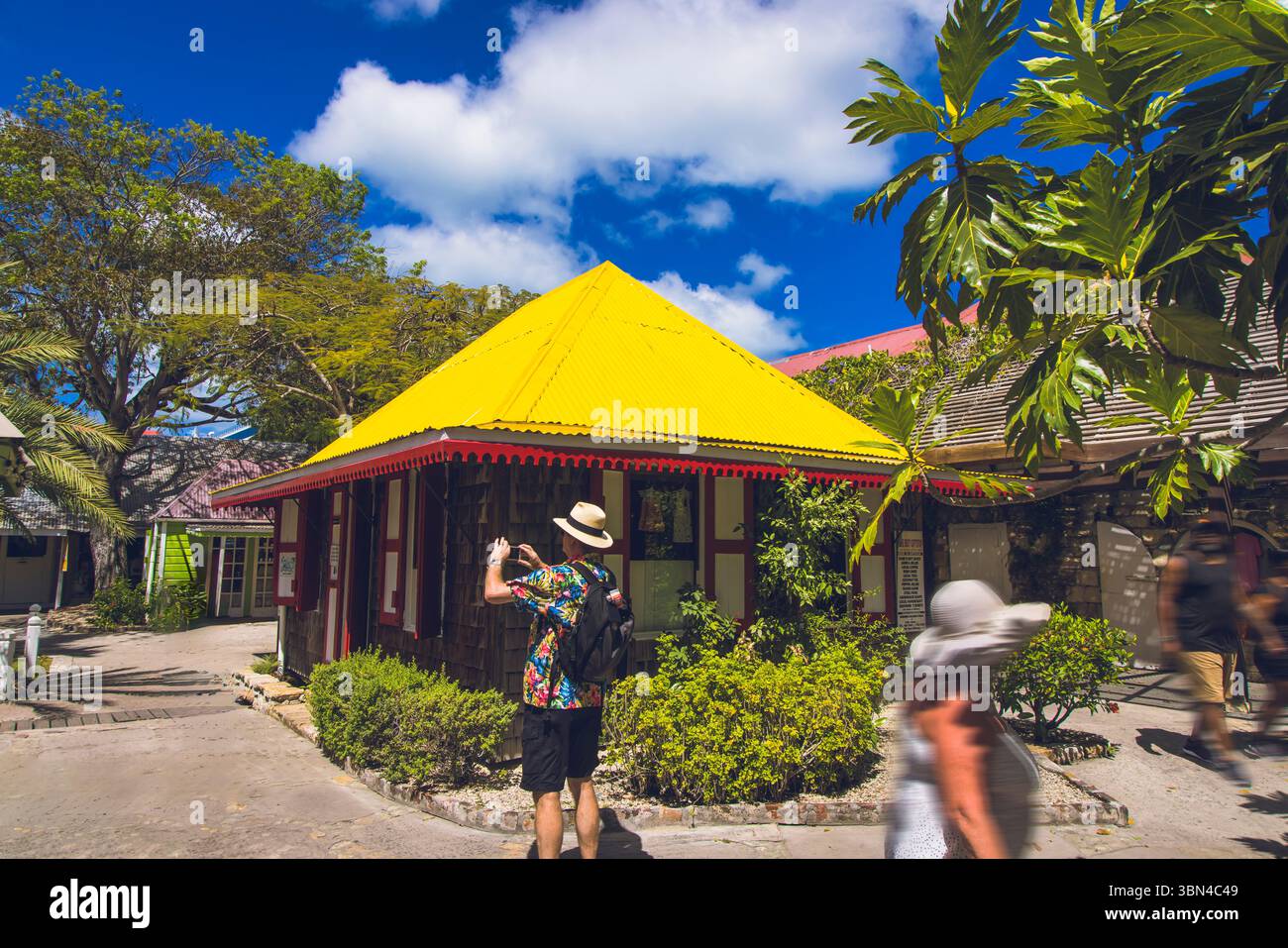 Antigua und Barbuda, Westindien, Antigua Island. St. John's Stockfoto