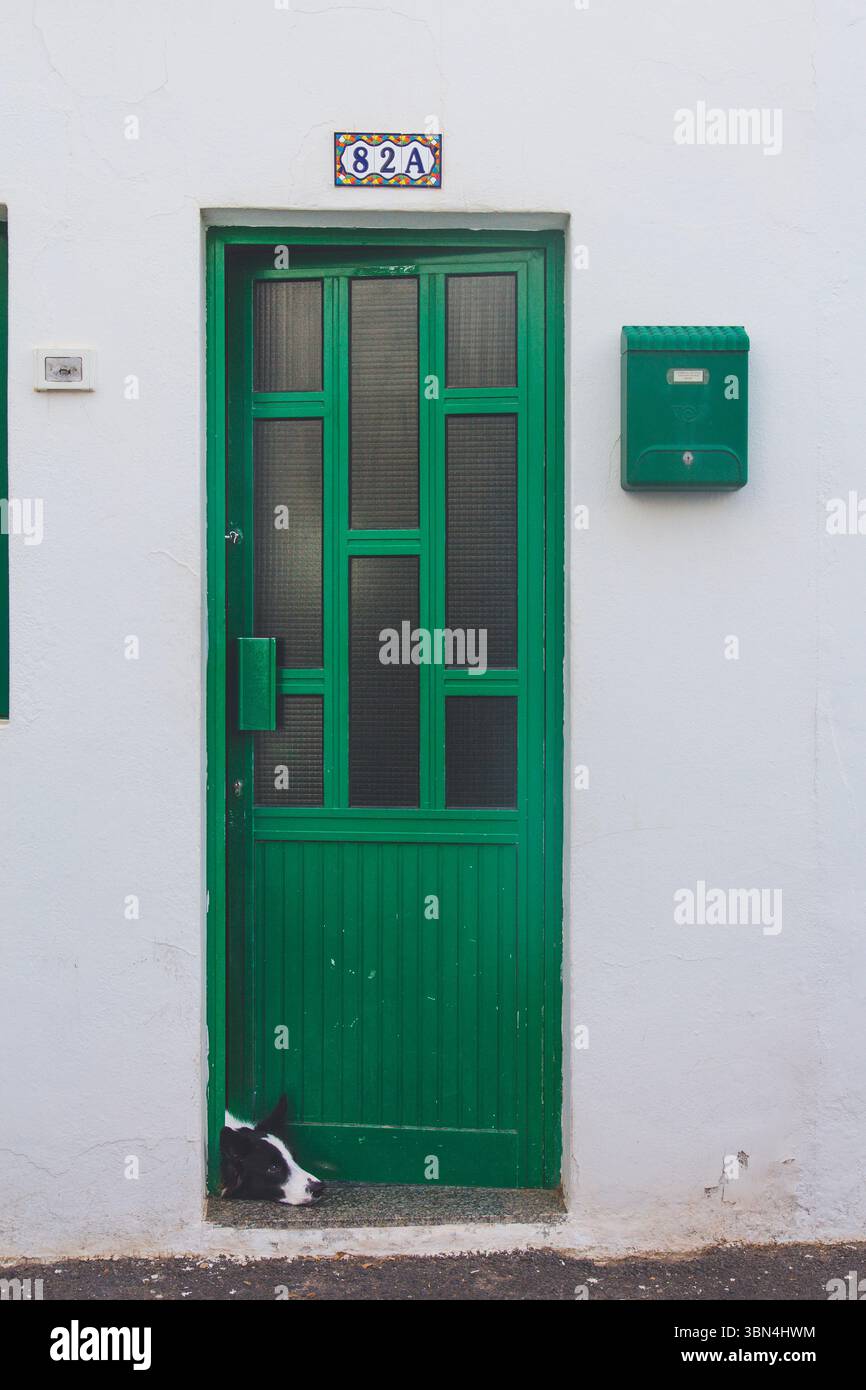 Spanien, Kanarische Inseln, Lanzarote. Punta Mujeres Stockfoto
