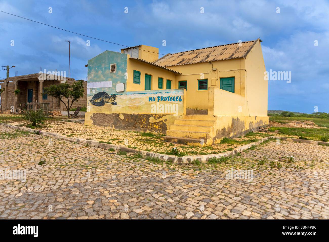 Afrika, die Insel Kap Verde, Maio. Cascabulho Stockfoto