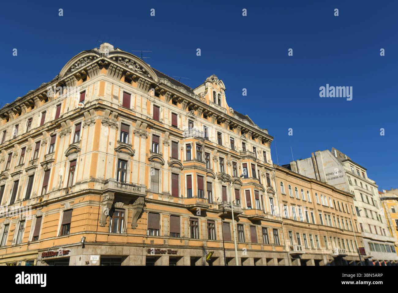 Budapest Stadtzentrum: Rakoczi Straße. Ungarn Stockfoto