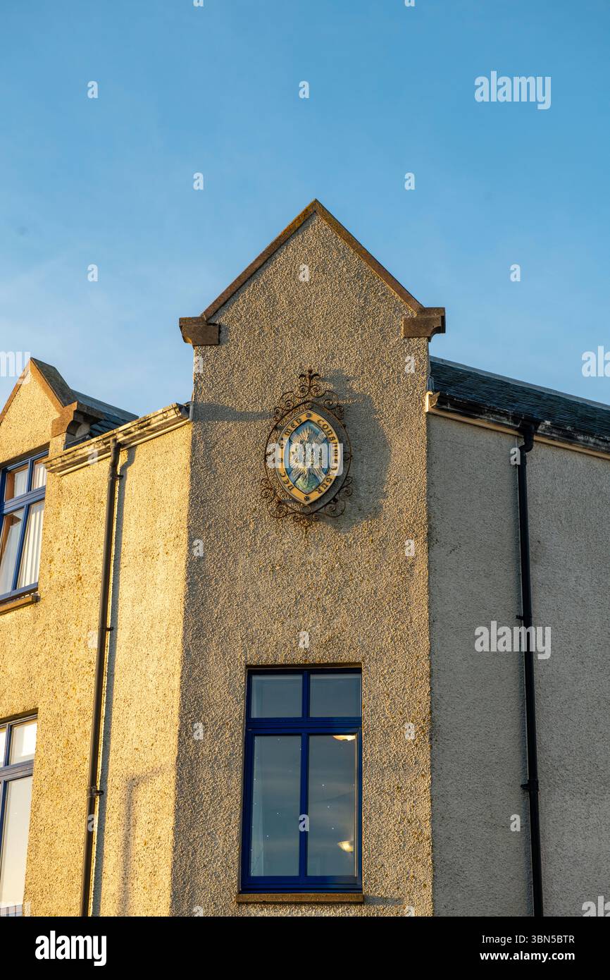 Das Walter and Joan Gray Care Centre in Scalloway, Shetland, bietet lebenswichtige Wohn- und Tagesbetreuung in einer modernen Einrichtung mit starken Verbindungen zu Stockfoto