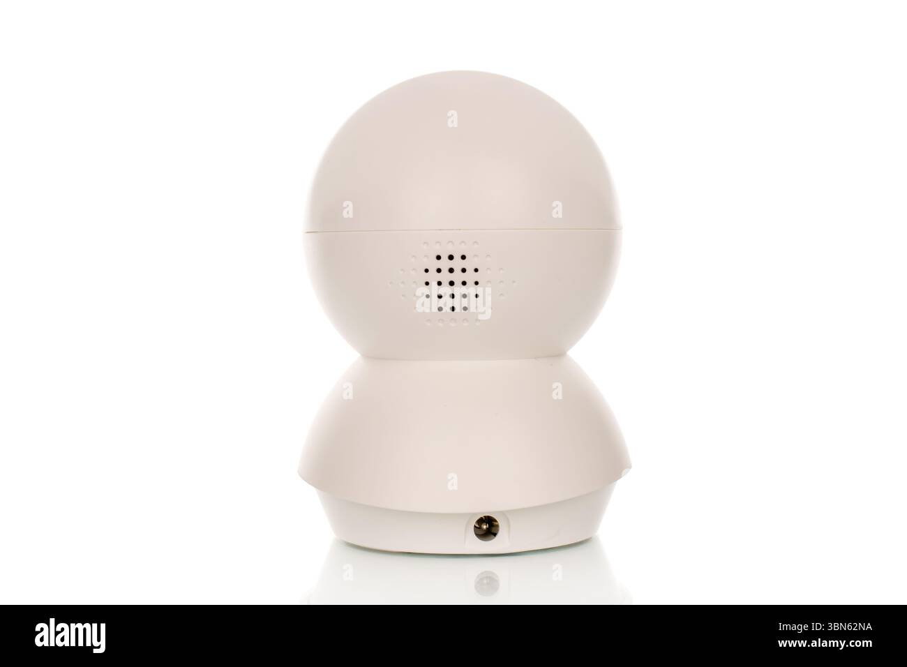 Eine Kamera isoliert auf weißem Hintergrund, Makro. Stockfoto