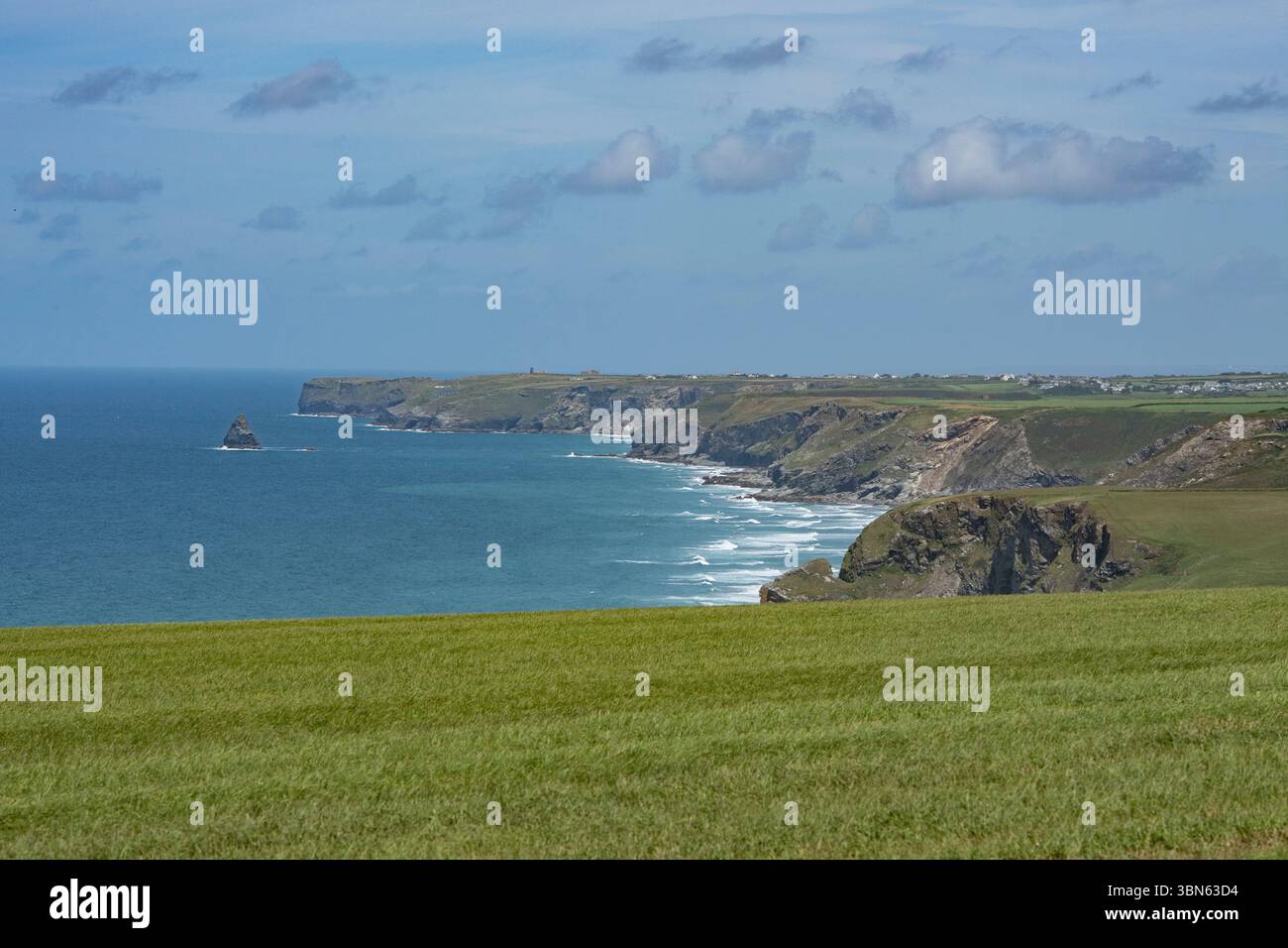 Nordcornwall Küste Stockfoto