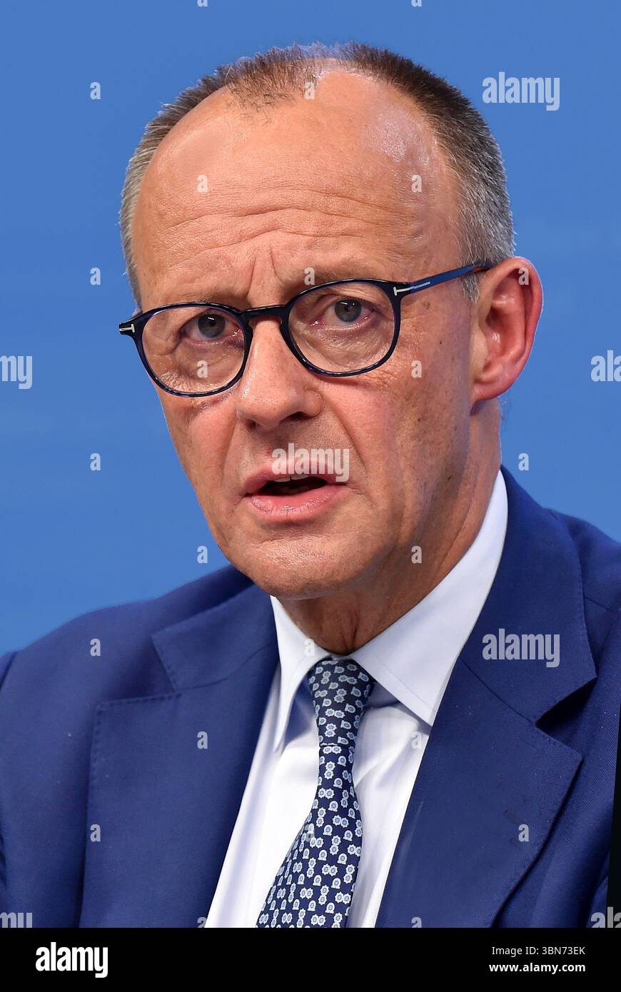 Friedrich Merz - * 11.11.1955: Deutscher Politiker der Christlich-Demokratischen Union und seit 2025 Bundeskanzler der Bundesrepublik Deutschland. Stockfoto
