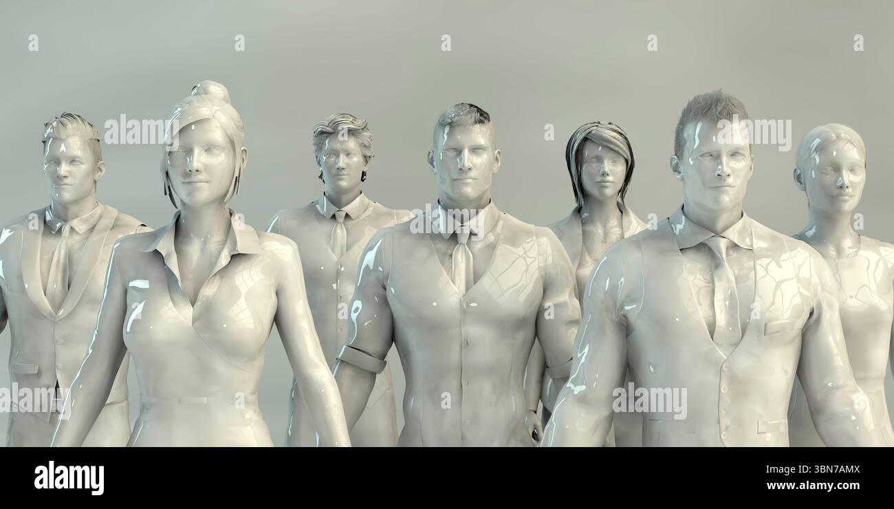 Agentur für Arbeit und Chancen als Business Konzept Stockfoto