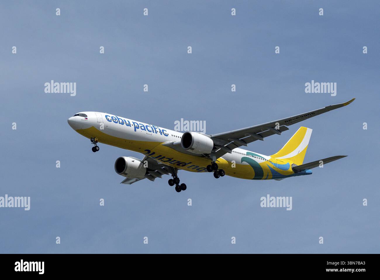 Flugzeug Cebu Pacific, RP-C3906, Airbus A330-900 Stockfoto