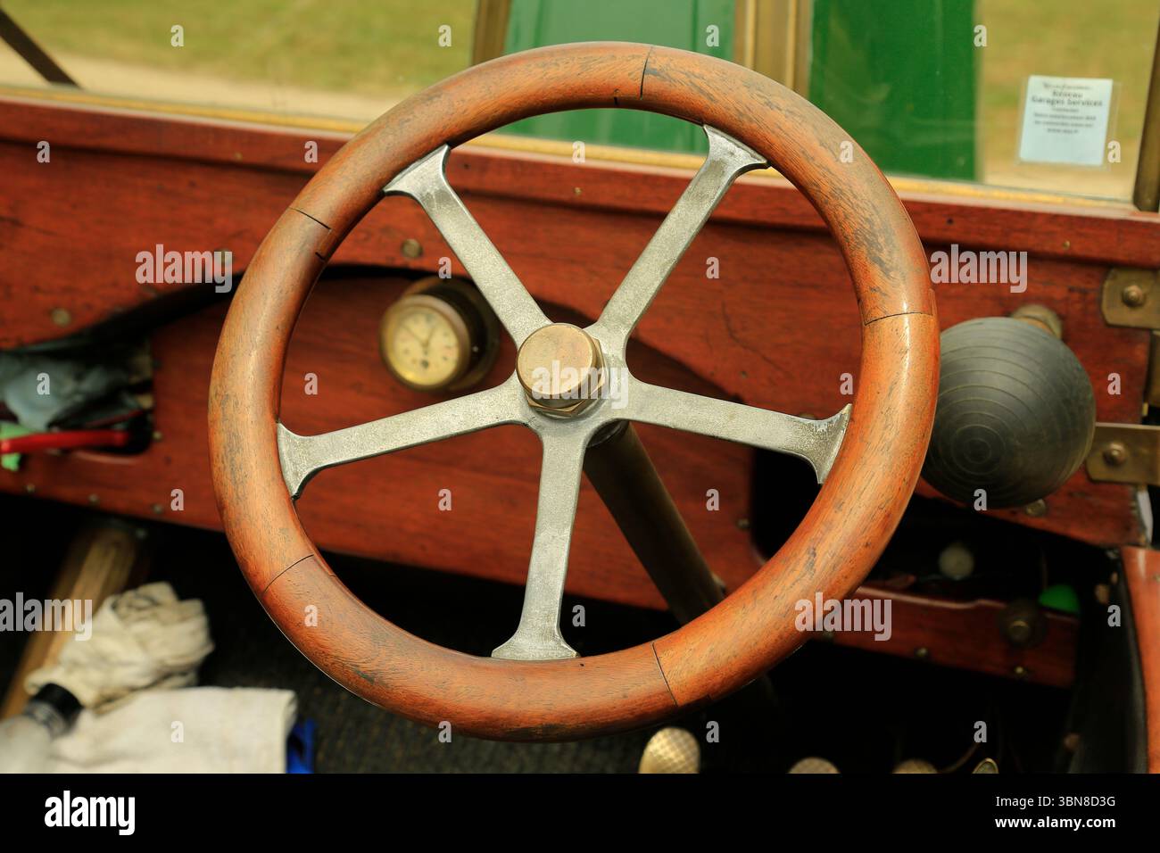 Oldtimer-Rallye, Automuseum, Valencay, Frankreich. Stockfoto