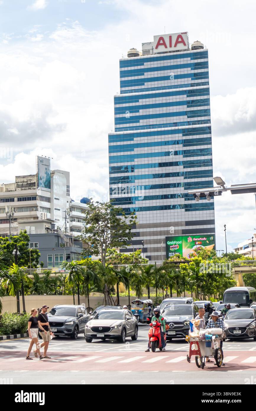 AIA Sathorn Tower, S Sathon Rd, Yan Nawa, Sathon, Bangkok 10120, Thailand Stockfoto