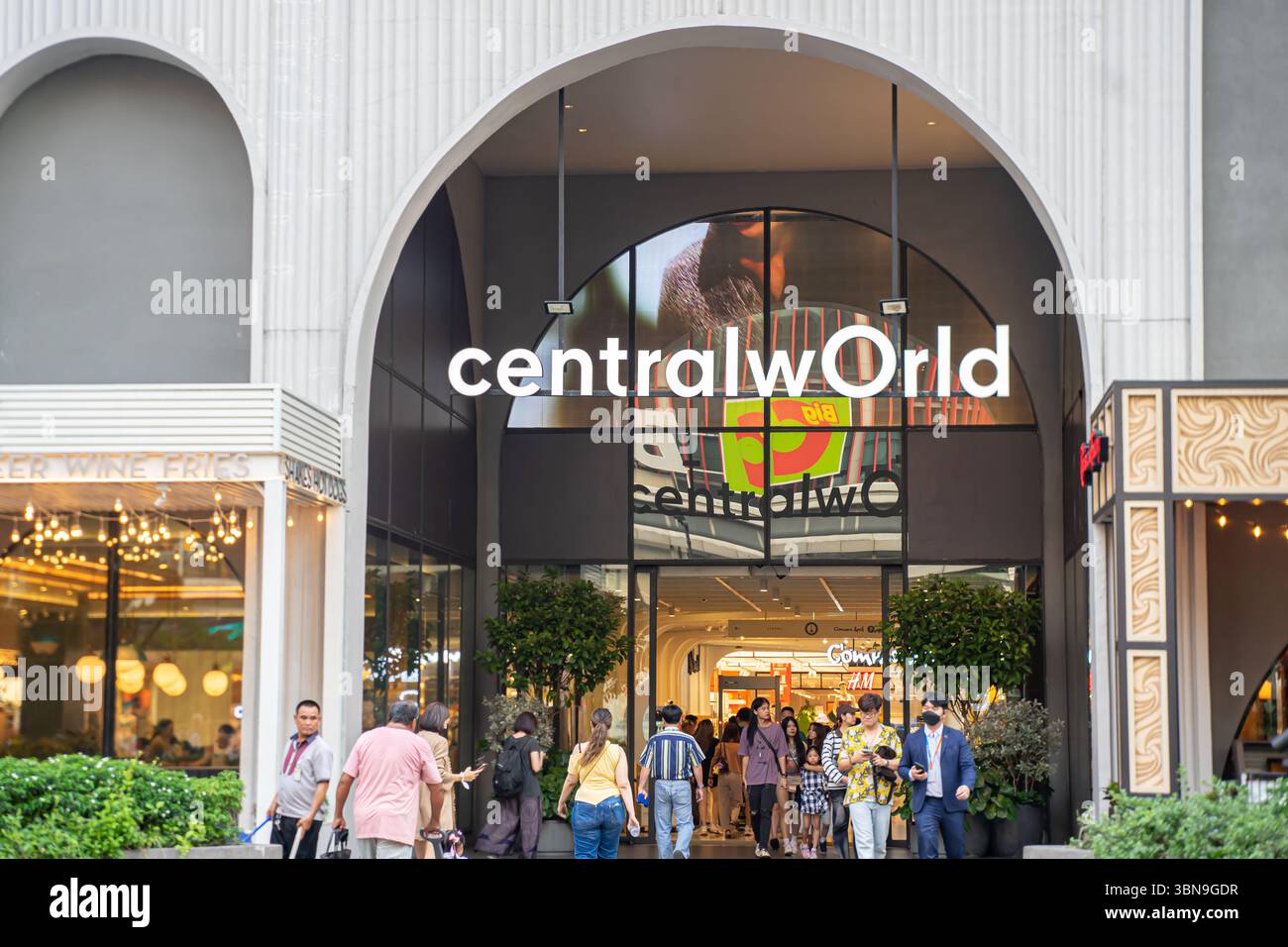CentralWorld Shopping plaza in Bangkok, Thailand Stockfoto