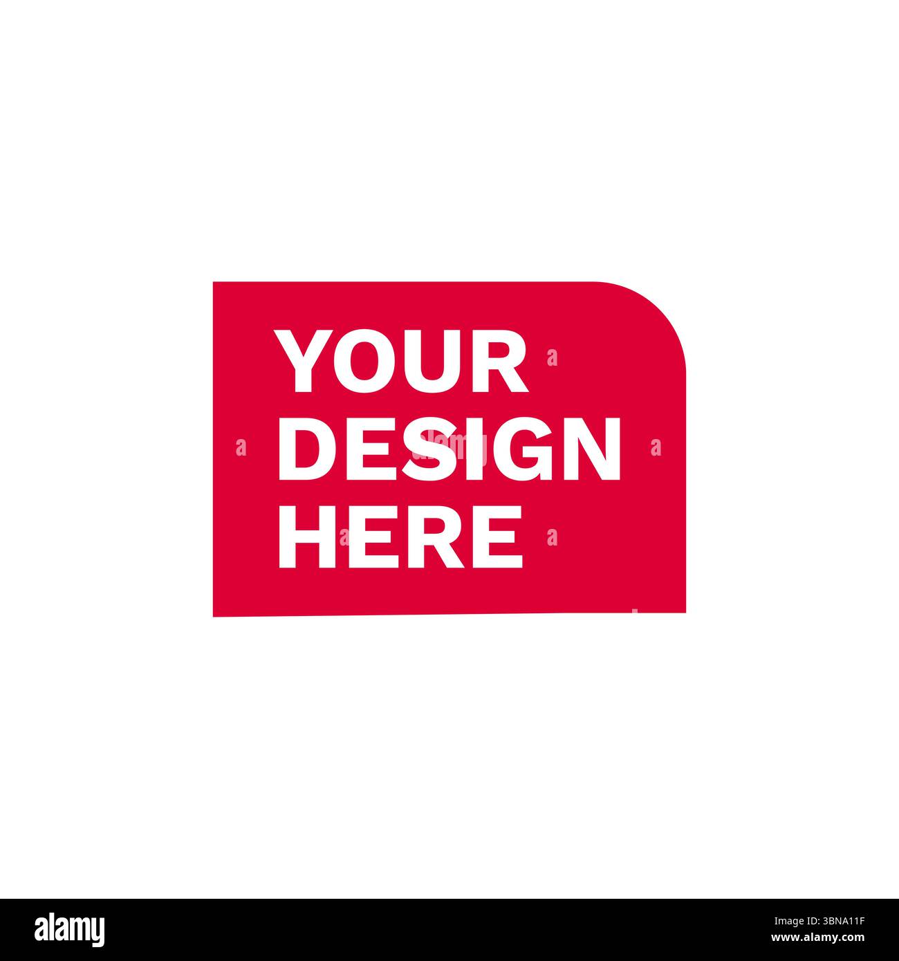 Auffälliges, minimalistisches Abzeichen mit Platzhaltertext für individuelles Logo- oder Branding-Design Stock Vektor