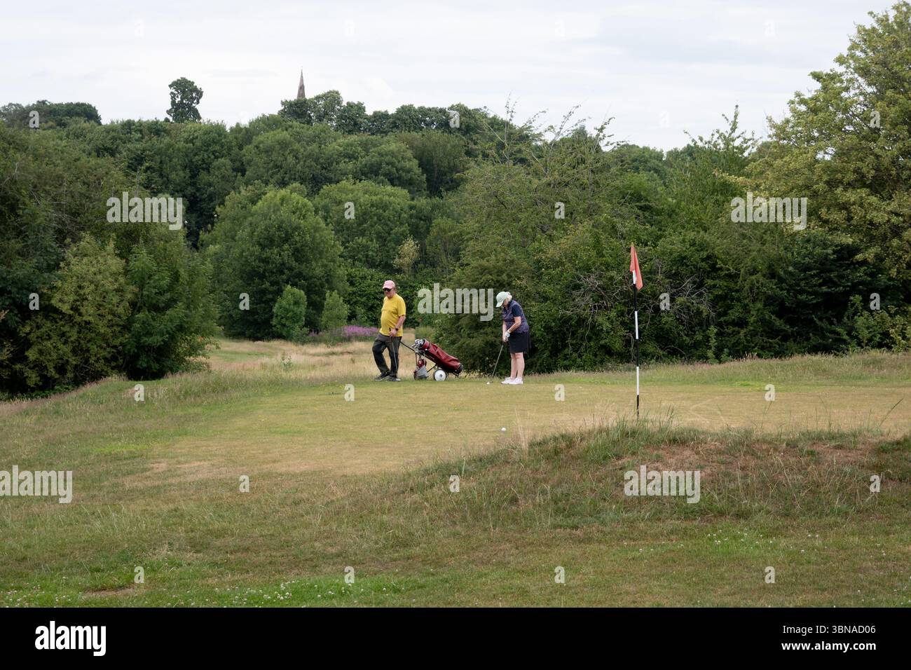 Golfplatz Allesley Park, Coventry, West Midlands, England, Großbritannien Stockfoto