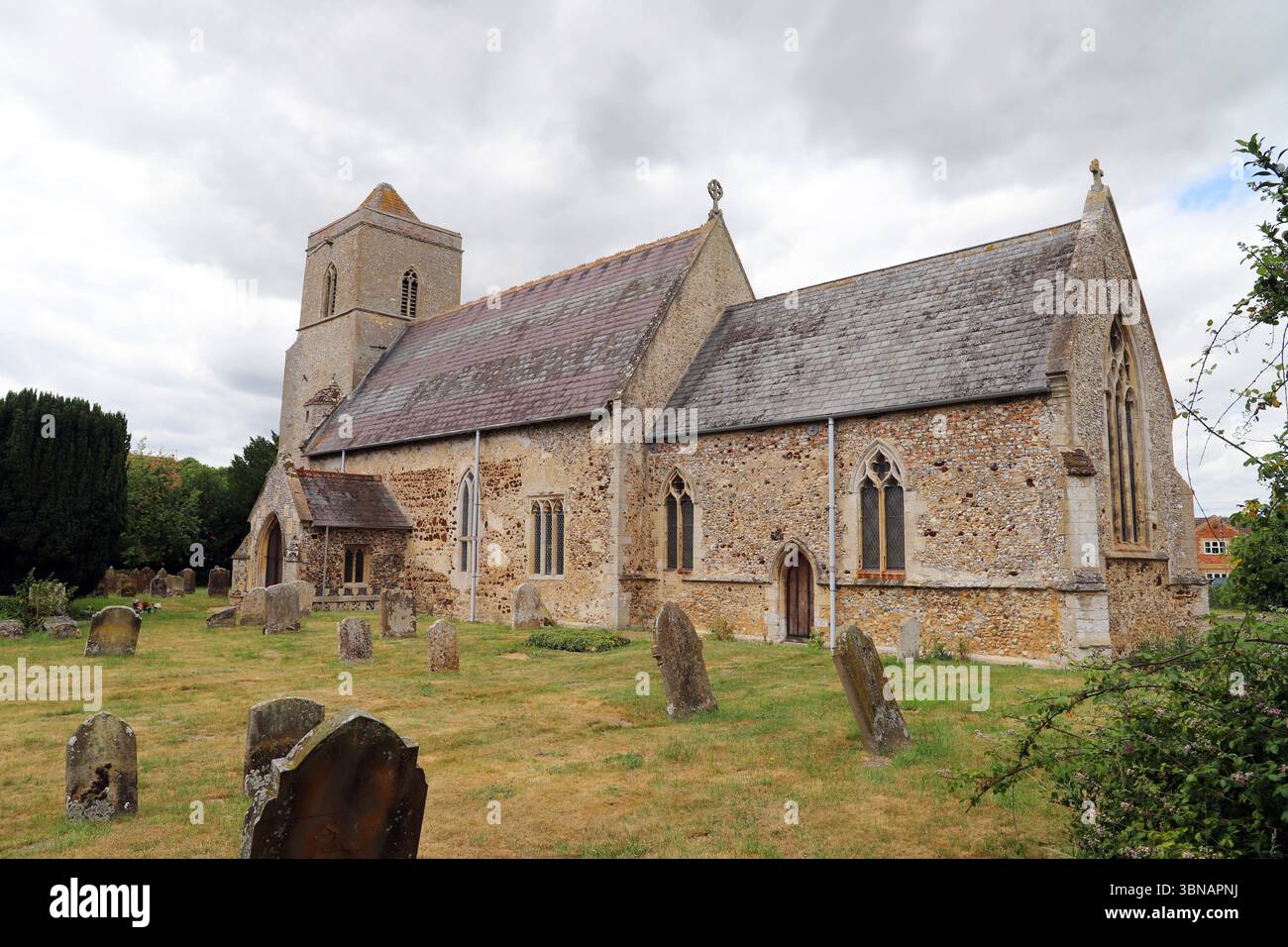 St. Andrew's Church, Barton Bendish, Norfolk, England Stockfoto