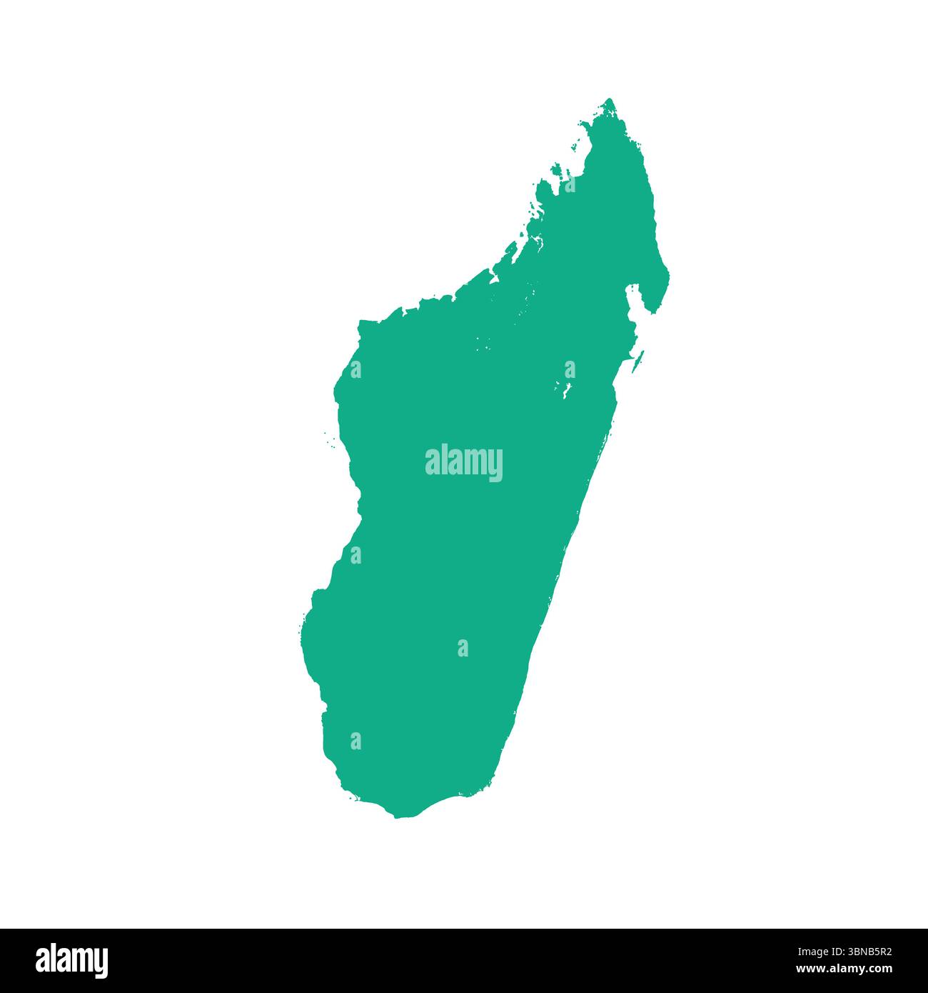 Karte von Madagasсar, Schildersilhouette. Weltkarte Globe. Vektorillustration isoliert auf weißem Hintergrund. Afrikanischer Kontinent Stock Vektor