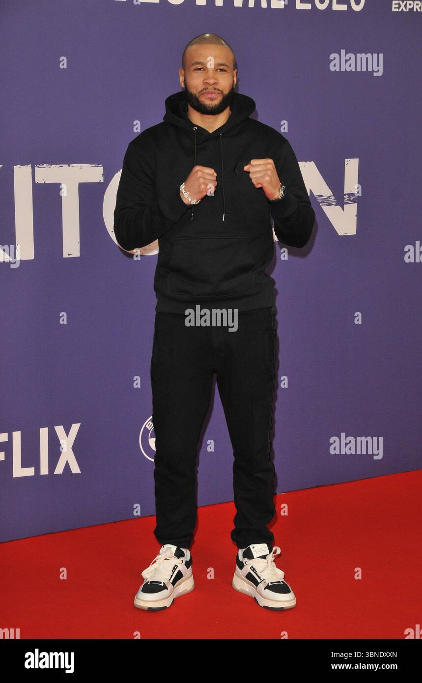 Chris Eubank Jr bei „The Kitchen“ 67. BFI LFF Abschlussfilmpremiere, Royal Festival Hall, Belvedere Road, am Sonntag, den 15. Oktober 2023 in London, England, Großbritannien. CAP/CAN ©CAN/Capital Pictures Stockfoto
