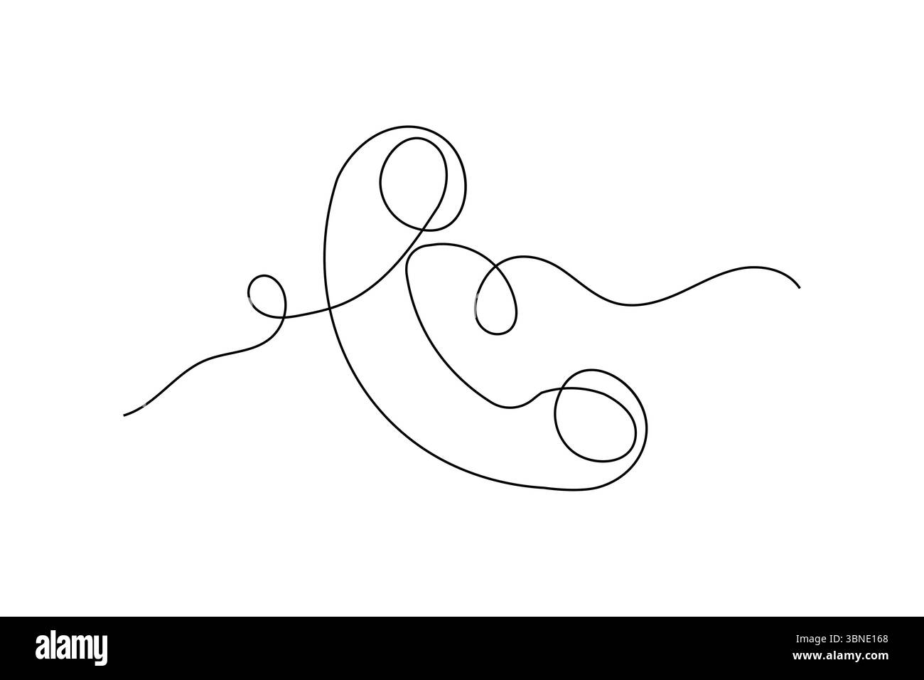 Smartphone-Symbol im minimalistischen Stil für Online-Kommunikation und digitales Technologiekonzept Stock Vektor