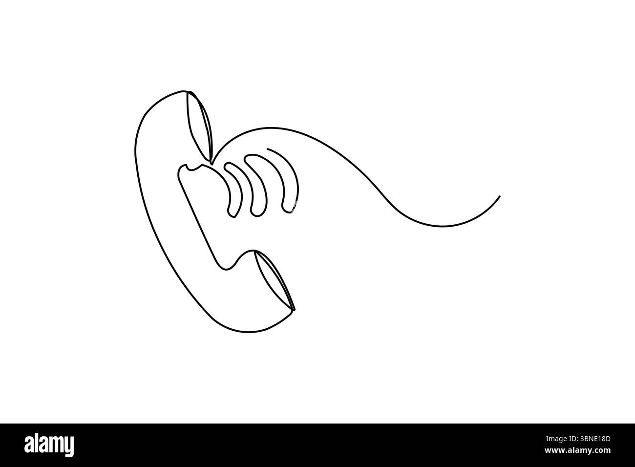 Smartphone-Symbol im minimalistischen Stil für Online-Kommunikation und digitales Technologiekonzept Stock Vektor